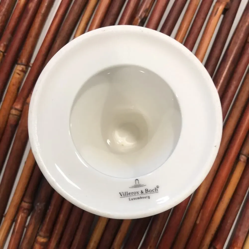 Villeroy & Boch Laplau Design Naïf 4-3/4” Porcelain Candle Holder FLAWLESS‎